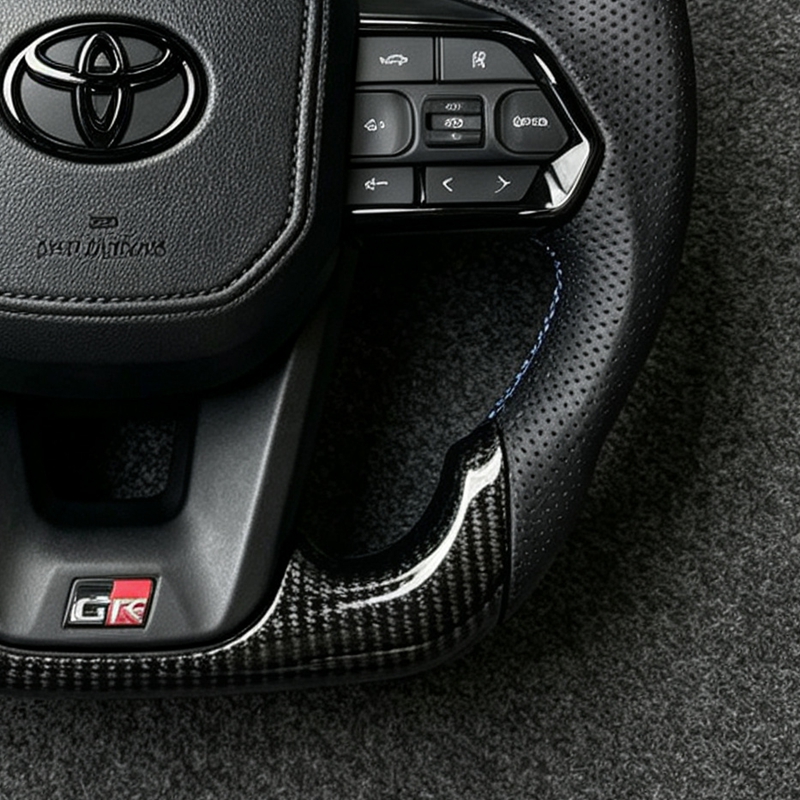 Toyota Land Cruiser LC200 LC300 Prado 120 150 200 LC79 LC70 LC76 FJ70 FJ79 FJ200 Customized Carbon Fiber Steering Wheel