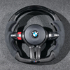 M Sports Suitable for BMW F10 F30 F31 F20 F21 F22 E90 E60 Steering Wheel Carbon Fiber LED Assembly Automotive Steering Wheel