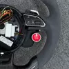 Closeup Of Drive Select And Red Start Stop Buttons For Audi Sport Steering Wheel JIONX