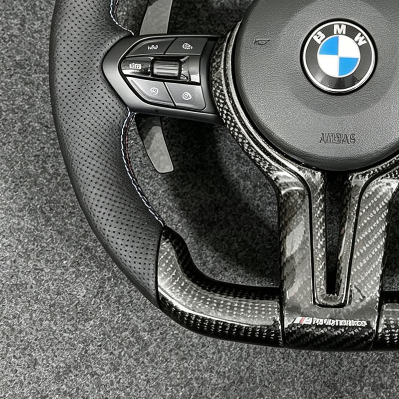 Carbon Fiber Car Steering Wheel For BMW M M3 M5 M6 F01 F02 F06 F07 F10 F11 F12 F13 F30 F32 F80 F91 E90 E91 Car Accessories