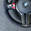 all leather steering wheel，Suitable for BMW M3 F30 F15 F16 F10 F11 F06 F07 F01 E90, M Sport