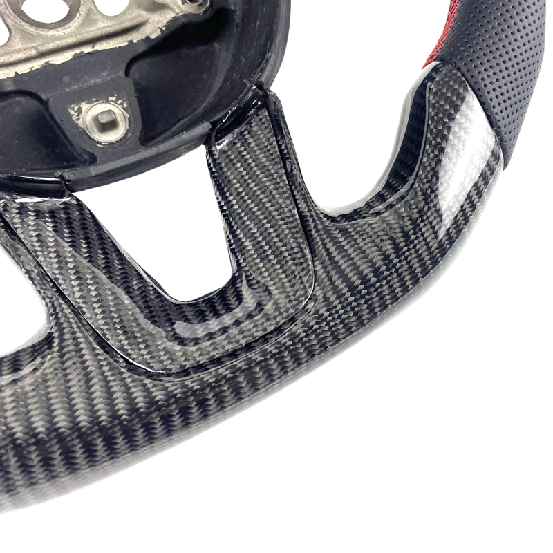 Dodge Charger SRT Challenge Sport Style Leather Carbon Fiber Custom Color Steering Wheel
